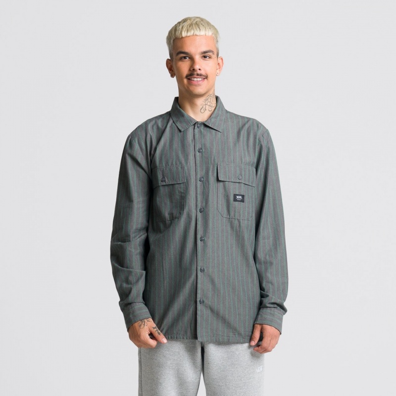 Camisa Vans Caldwell Cinza