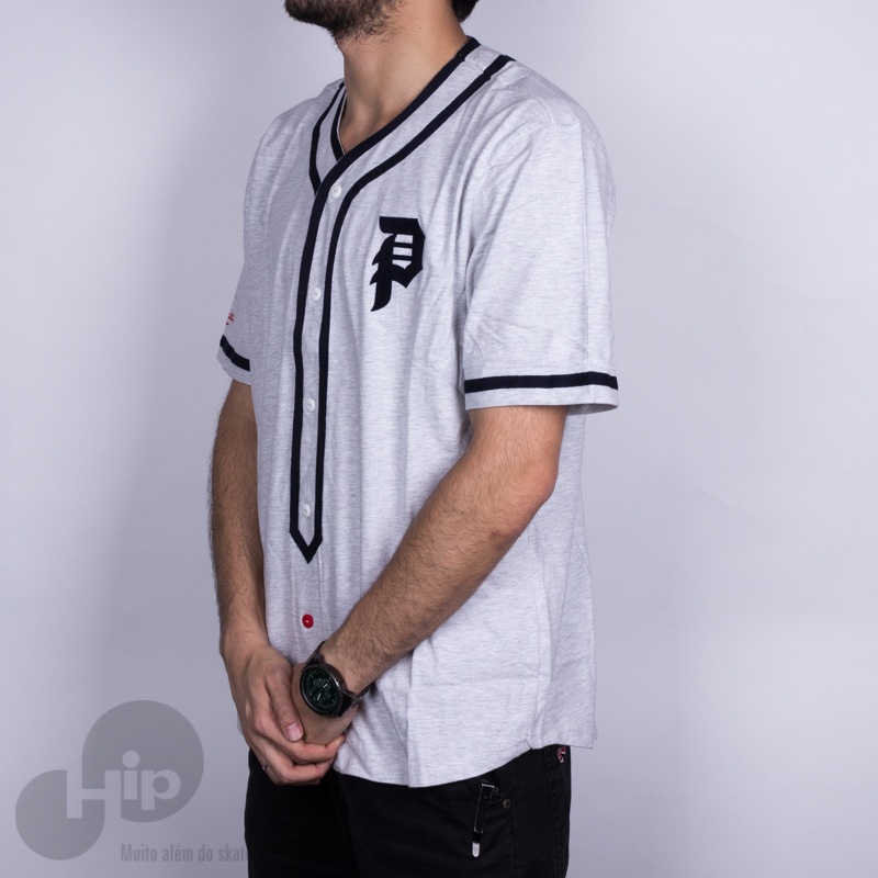 Camisa Primitive Tokyo Champs Jersey Cinza Claro