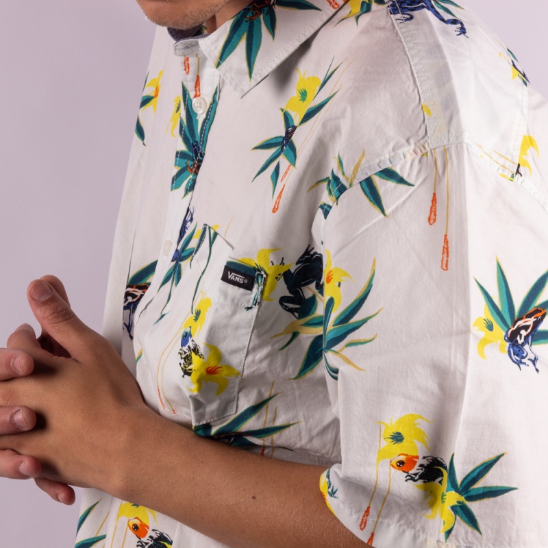 Camisa Vans Dart Floral Branco