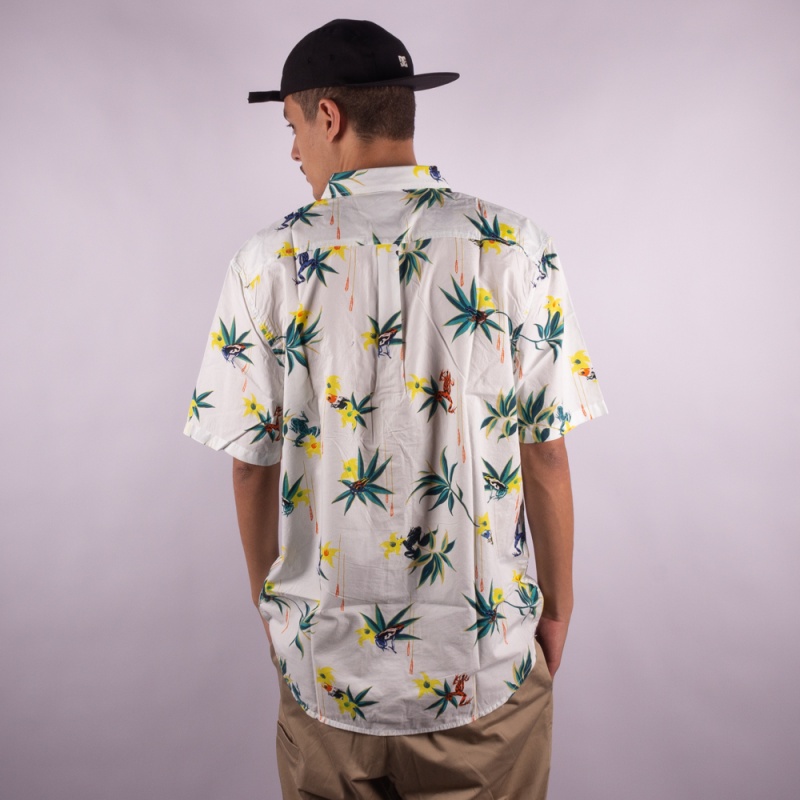 Camisa Vans Dart Floral Branco