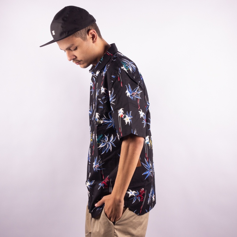 Camisa Vans Dart Floral Preto