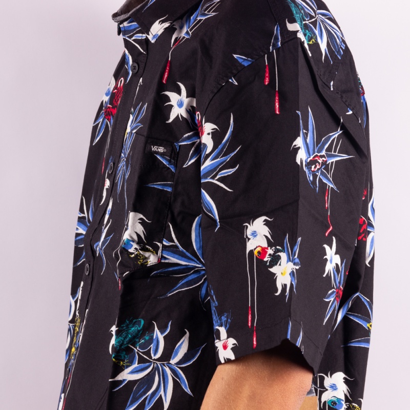 Camisa Vans Dart Floral Preto