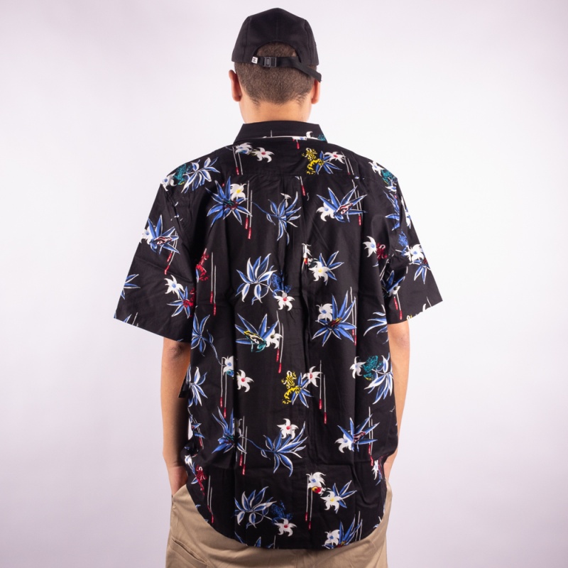 Camisa Vans Dart Floral Preto