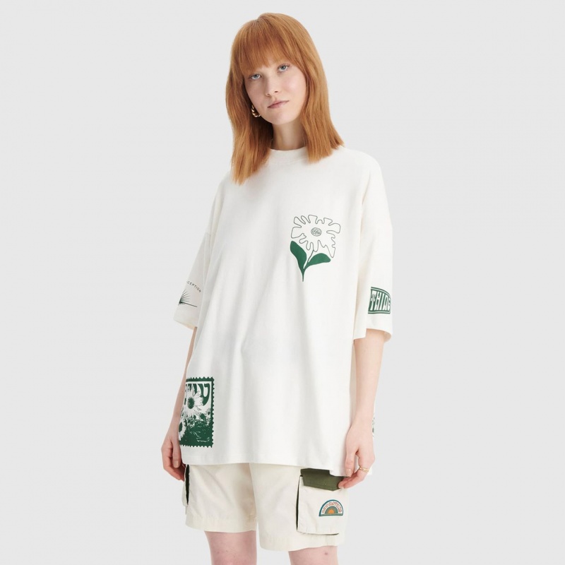 Camiseta Baw New Over Prints Mystical Bege