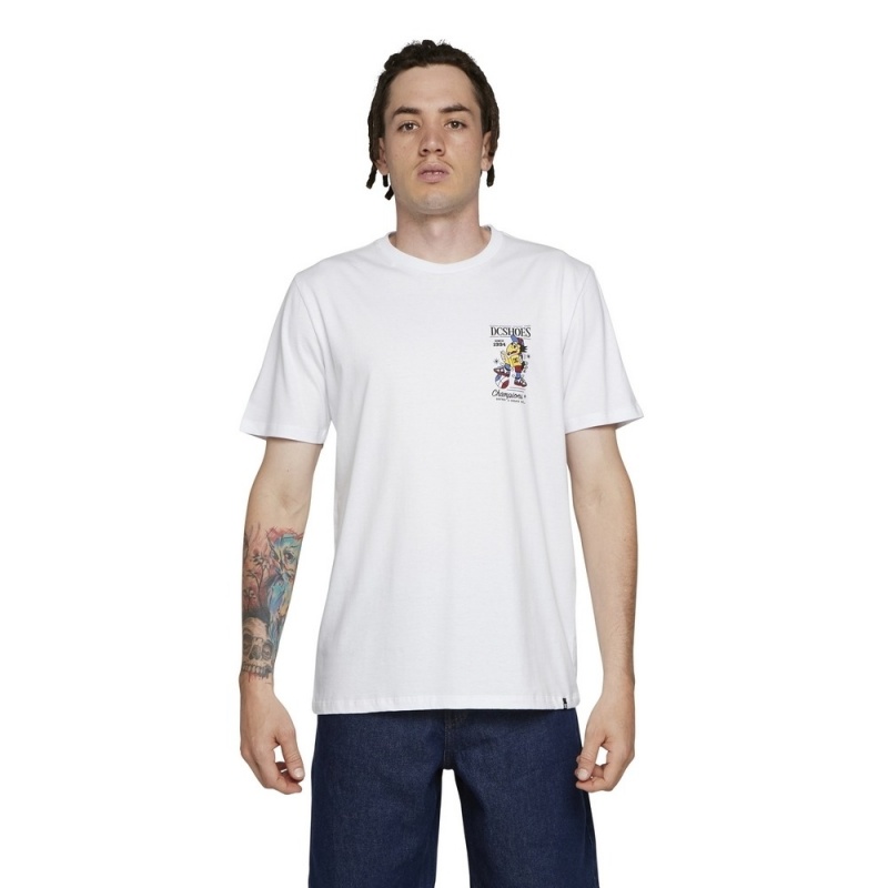 Camiseta Dc Shoes Champions Branco