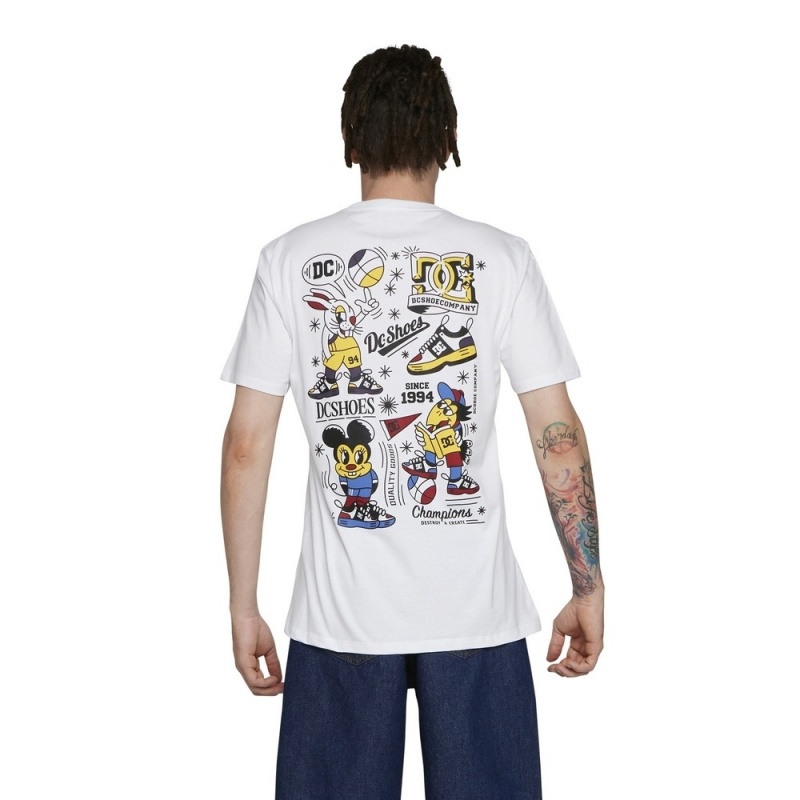 Camiseta Dc Shoes Champions Branco