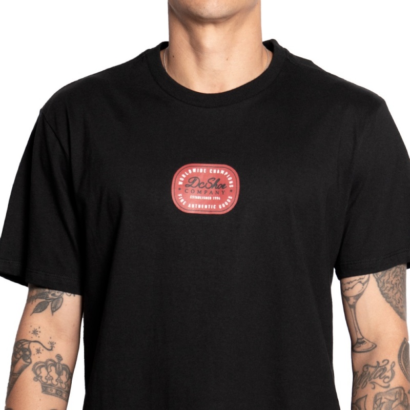 Camiseta Dc Shoes Label It Preto