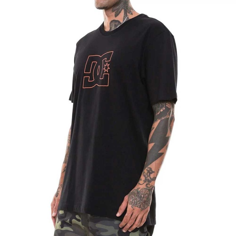 Camiseta Dc Shoes Outline Star Preto