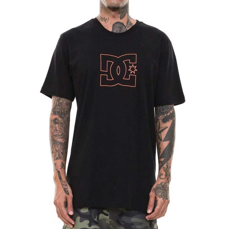 Camiseta Dc Shoes Outline Star Preto