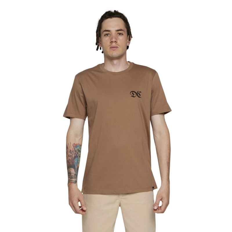 Camiseta Dc Shoes The Issue Marrom