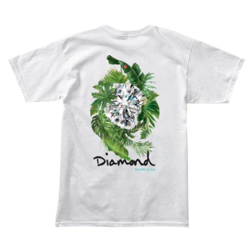Camiseta Diamond King Palm Branco