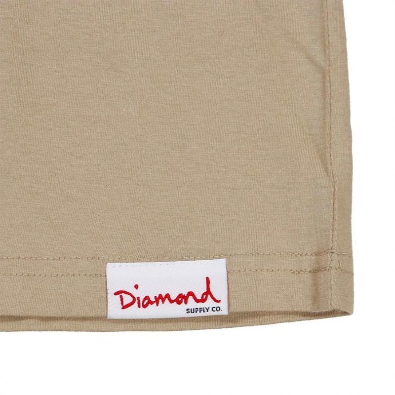 Camiseta Diamond Mini Box Bege