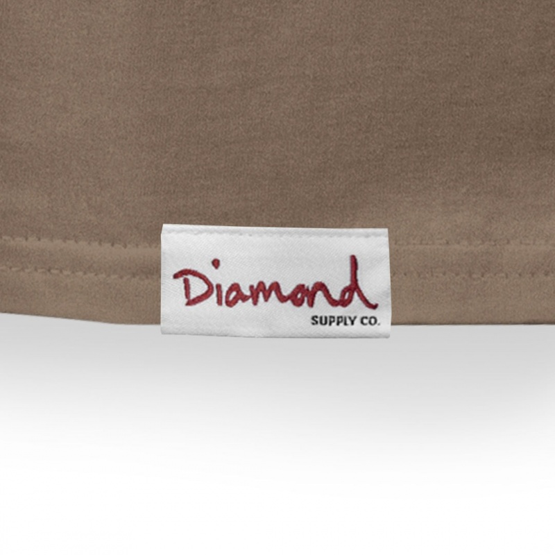 Camiseta Diamond Oe Script Rose Bege