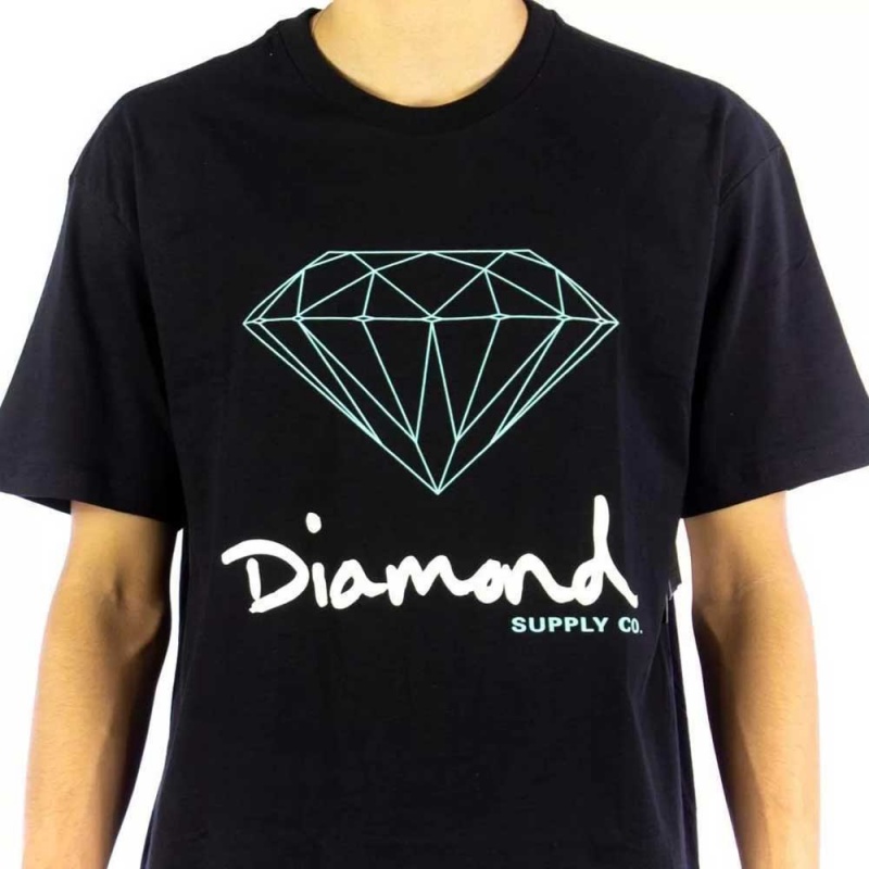 Camiseta Diamond Og Sign Preto