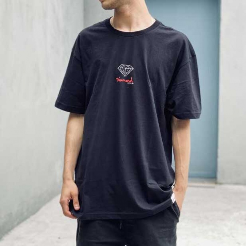 Camiseta Diamond Small Brilliant Preto