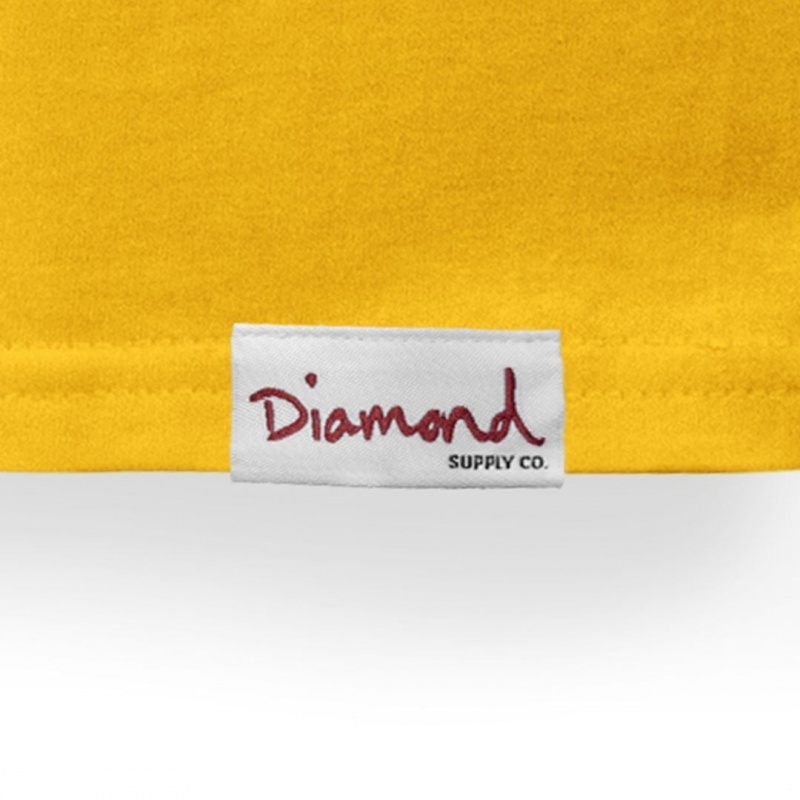 Camiseta Diamond Supply Co Amarelo