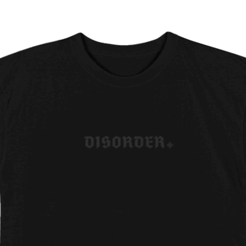 Camiseta Disorder Wordmark Preto