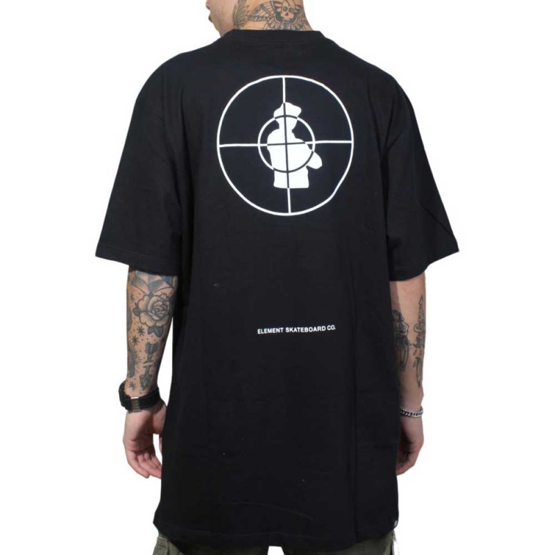 Camiseta Element Pexe Listen To Preto