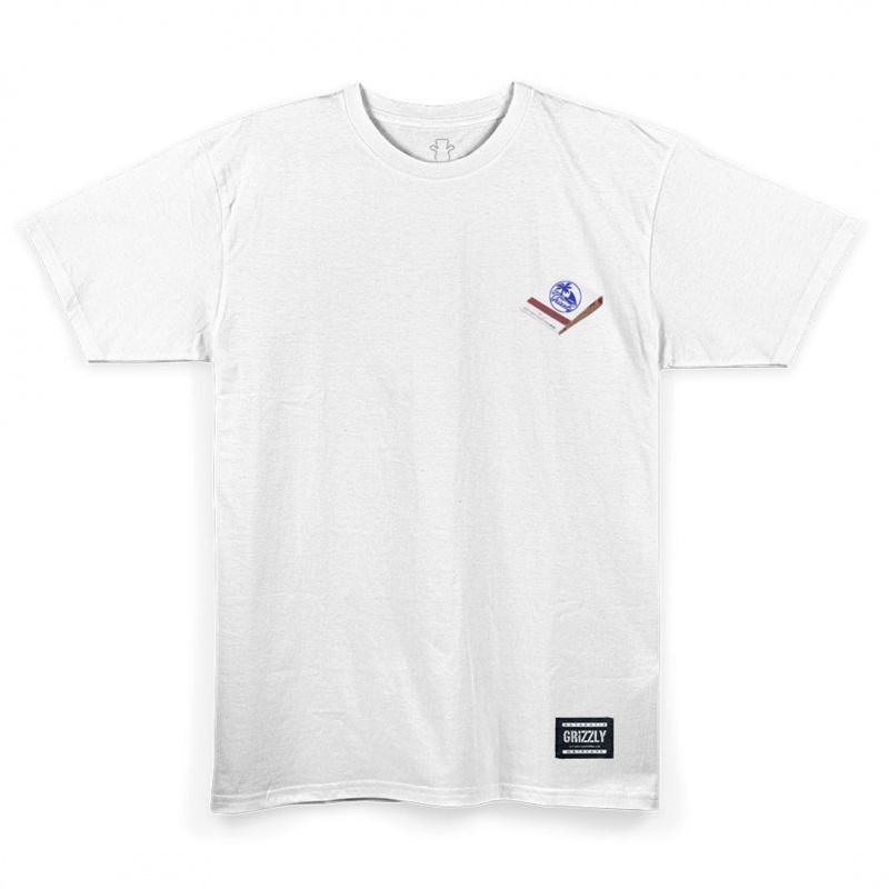 Camiseta Grizzly Heavy Machinery Branco