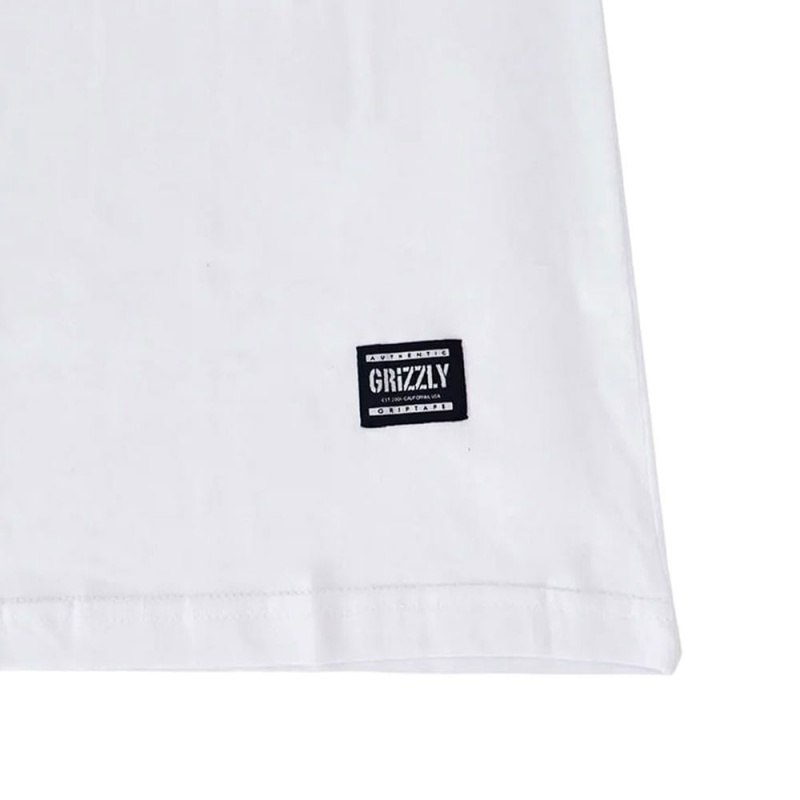 Camiseta Grizzly Og Stamp Branco
