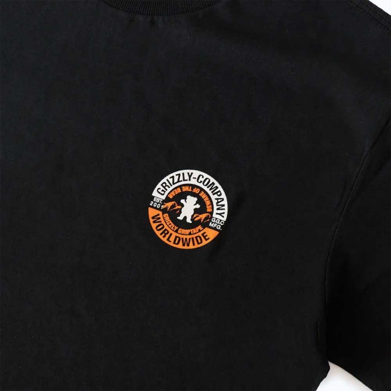 Camiseta Grizzly Open Range Preto