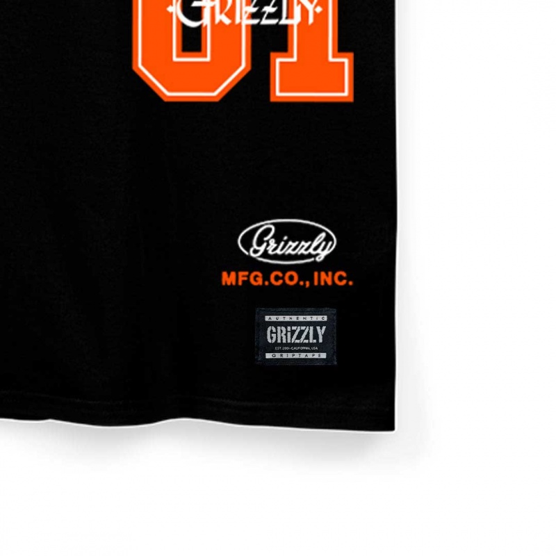 Camiseta Grizzly Third Down Preto