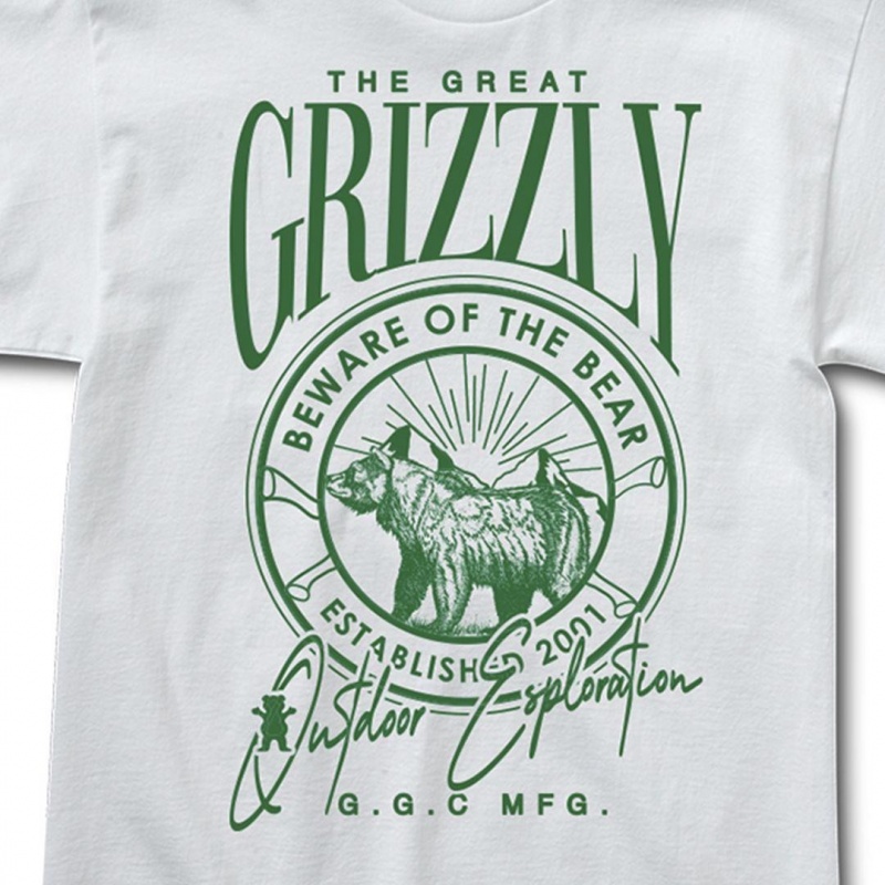 Camiseta Grizzly Upper Classmen Branco