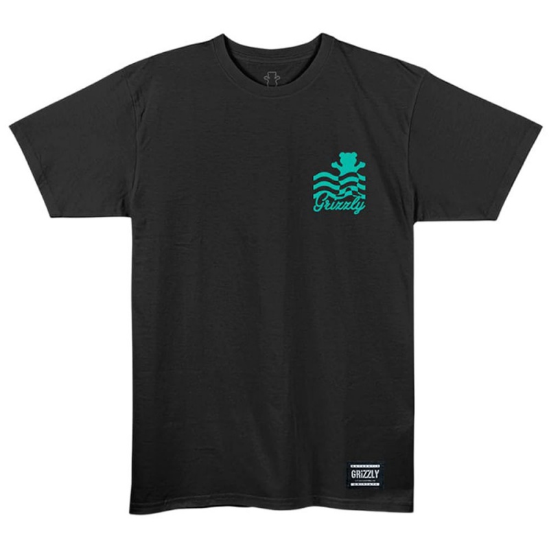 Camiseta Grizzly Wavy Preto