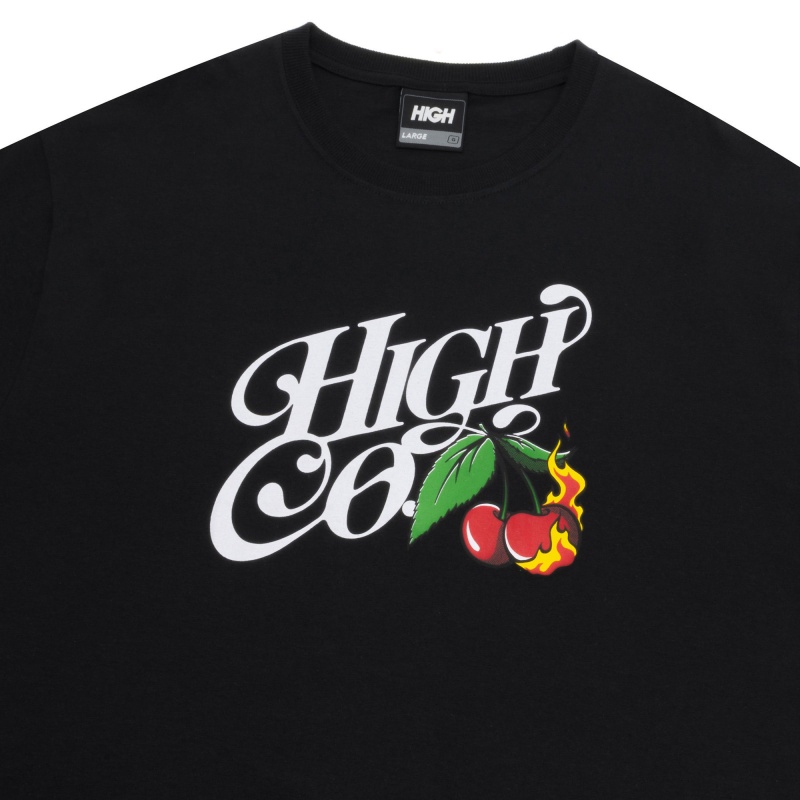 Camiseta High Cherry Preto