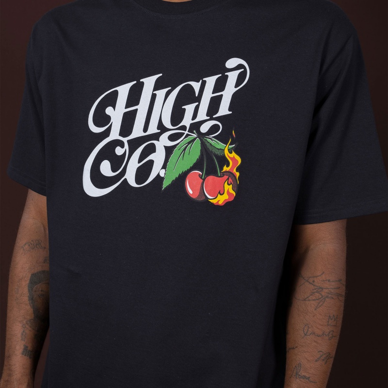 Camiseta High Cherry Preto