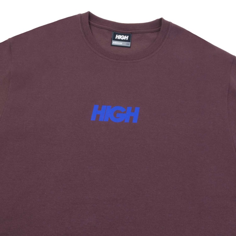 Camiseta High Logo Marrom