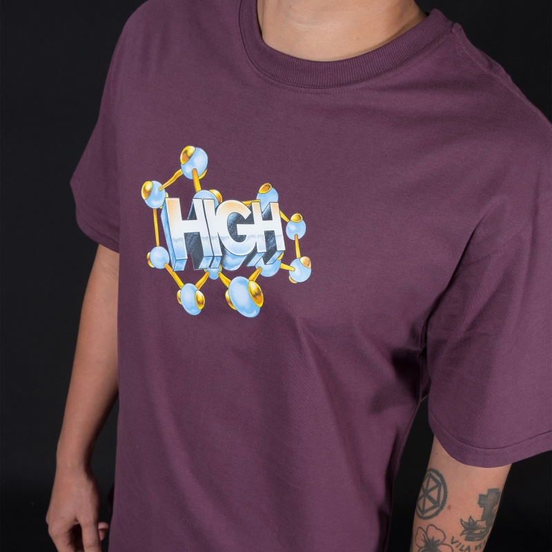 Camiseta High Molecules Vinho