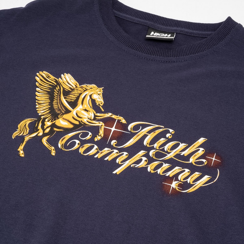 Camiseta High Pegasus Azul Escuro