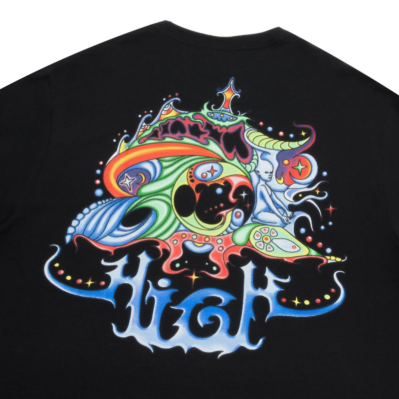 Camiseta High Shroom Preto