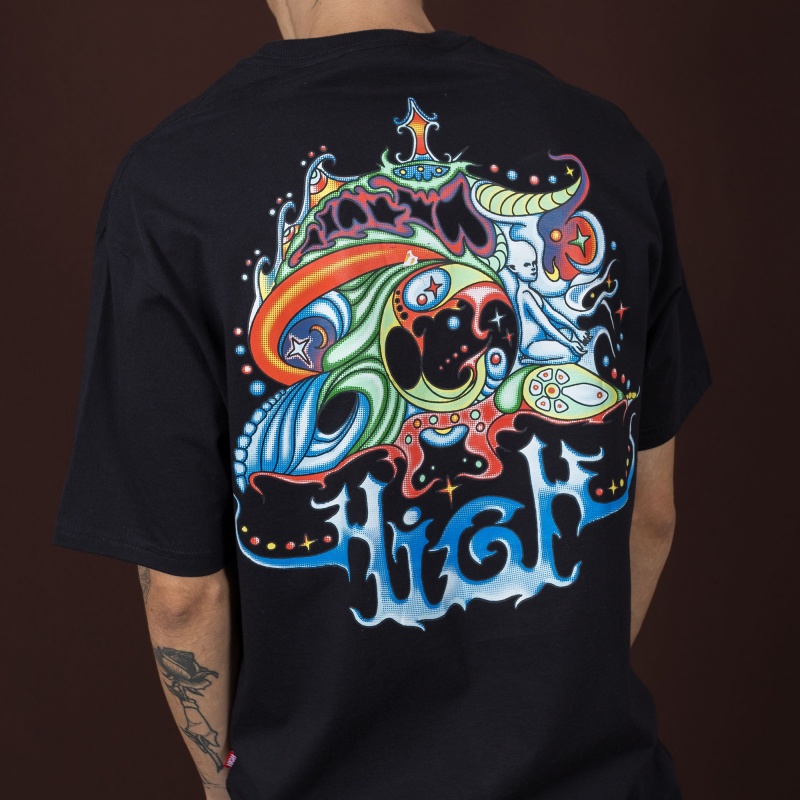 Camiseta High Shroom Preto
