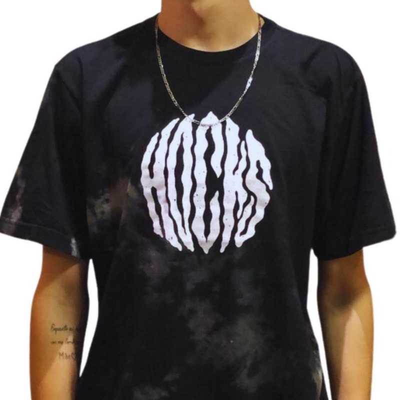 Camiseta Hocks Neblina Preto