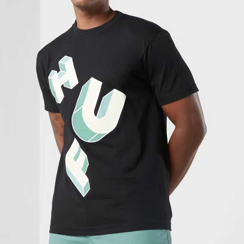 Camiseta Huf Abecedarian Preto