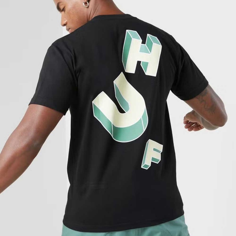 Camiseta Huf Abecedarian Preto