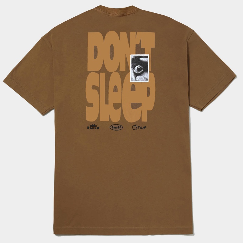 Camiseta Huf Cousin Of Death Marrom