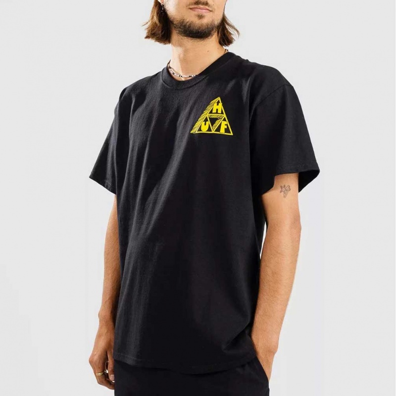 Camiseta Huf Saturday Morning Preto