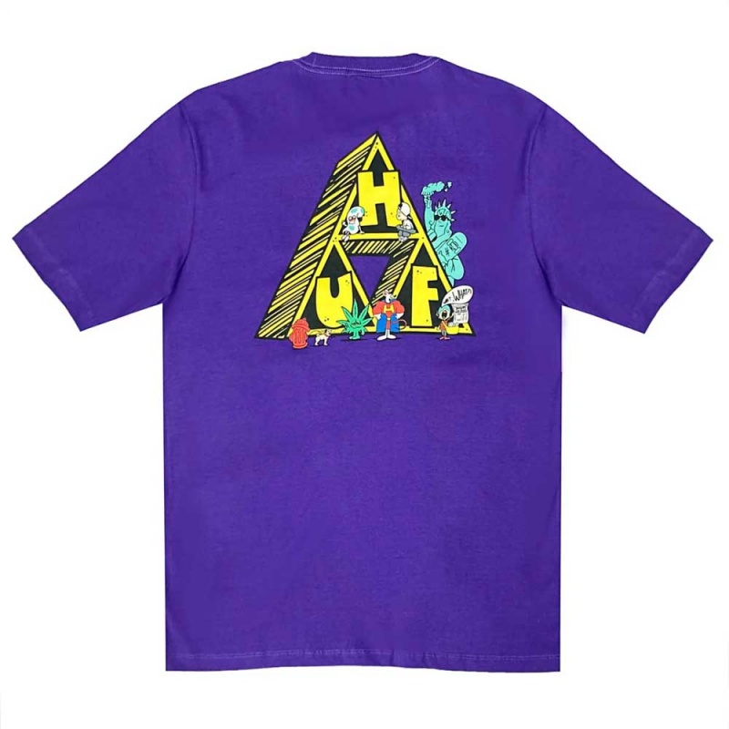 Camiseta Huf Saturday Mornings Lils