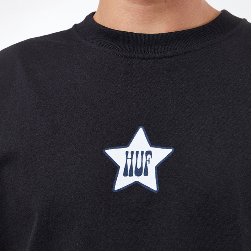 Camiseta Huf Stardust Preto