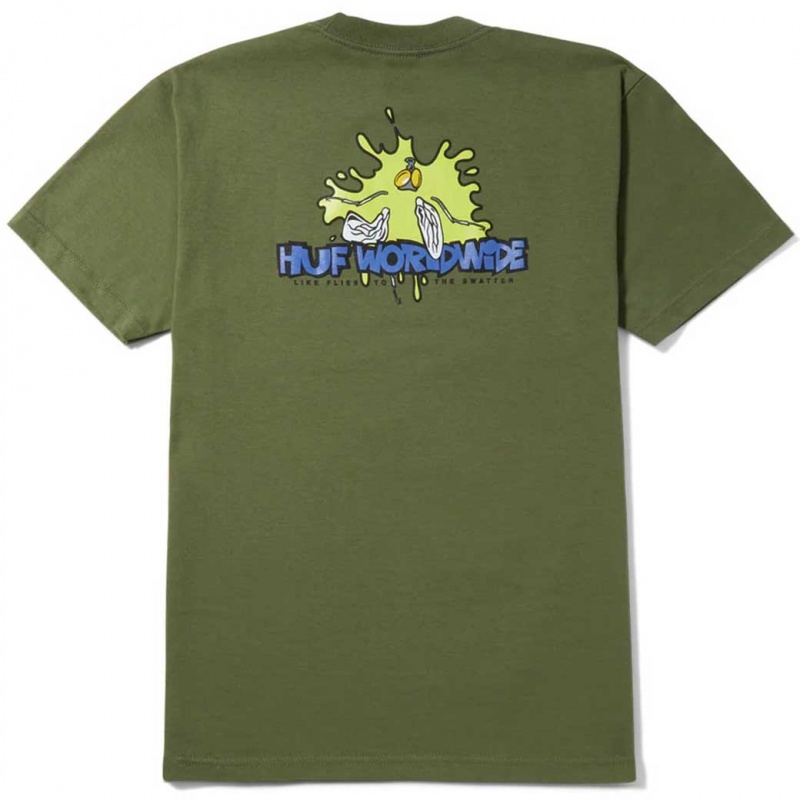 Camiseta Huf Swart Team Verde