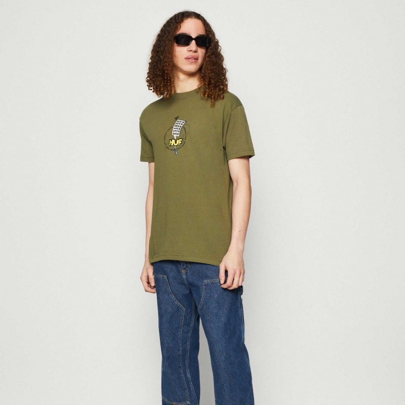 Camiseta Huf Swart Team Verde
