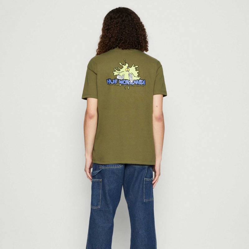 Camiseta Huf Swart Team Verde