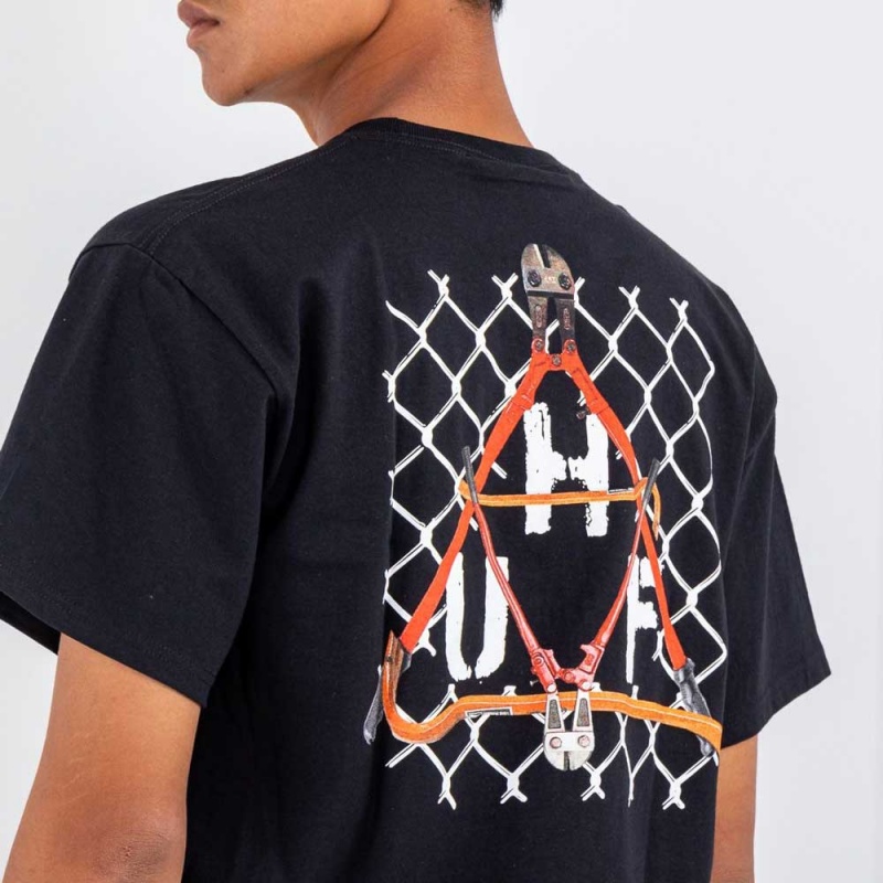 Camiseta Huf Trepass Triangle Preto