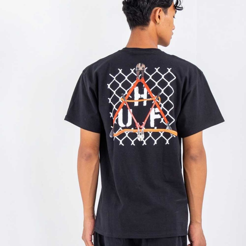 Camiseta Huf Trepass Triangle Preto