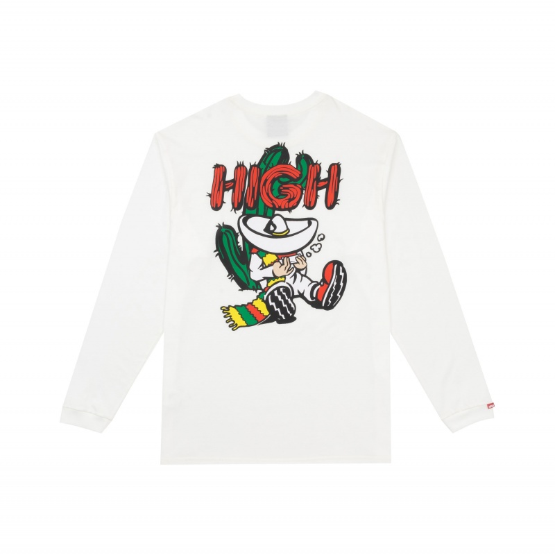 Camiseta Manga Longa High Arriba Branco