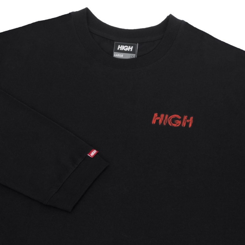 Camiseta Manga Longa High Arriba Preto