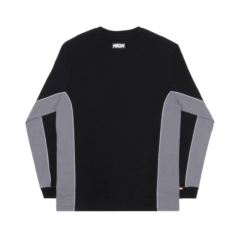 Camiseta Manga Longa High Crew Preto